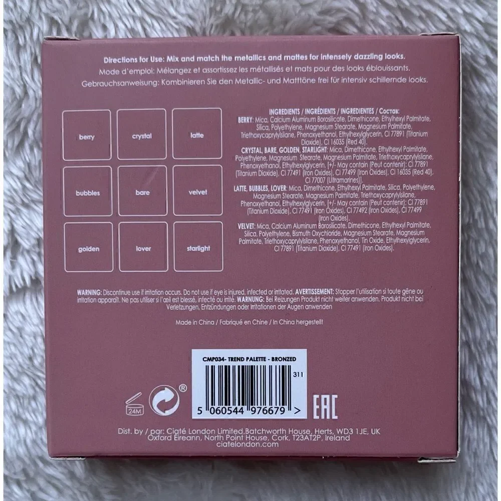 Ciate new box